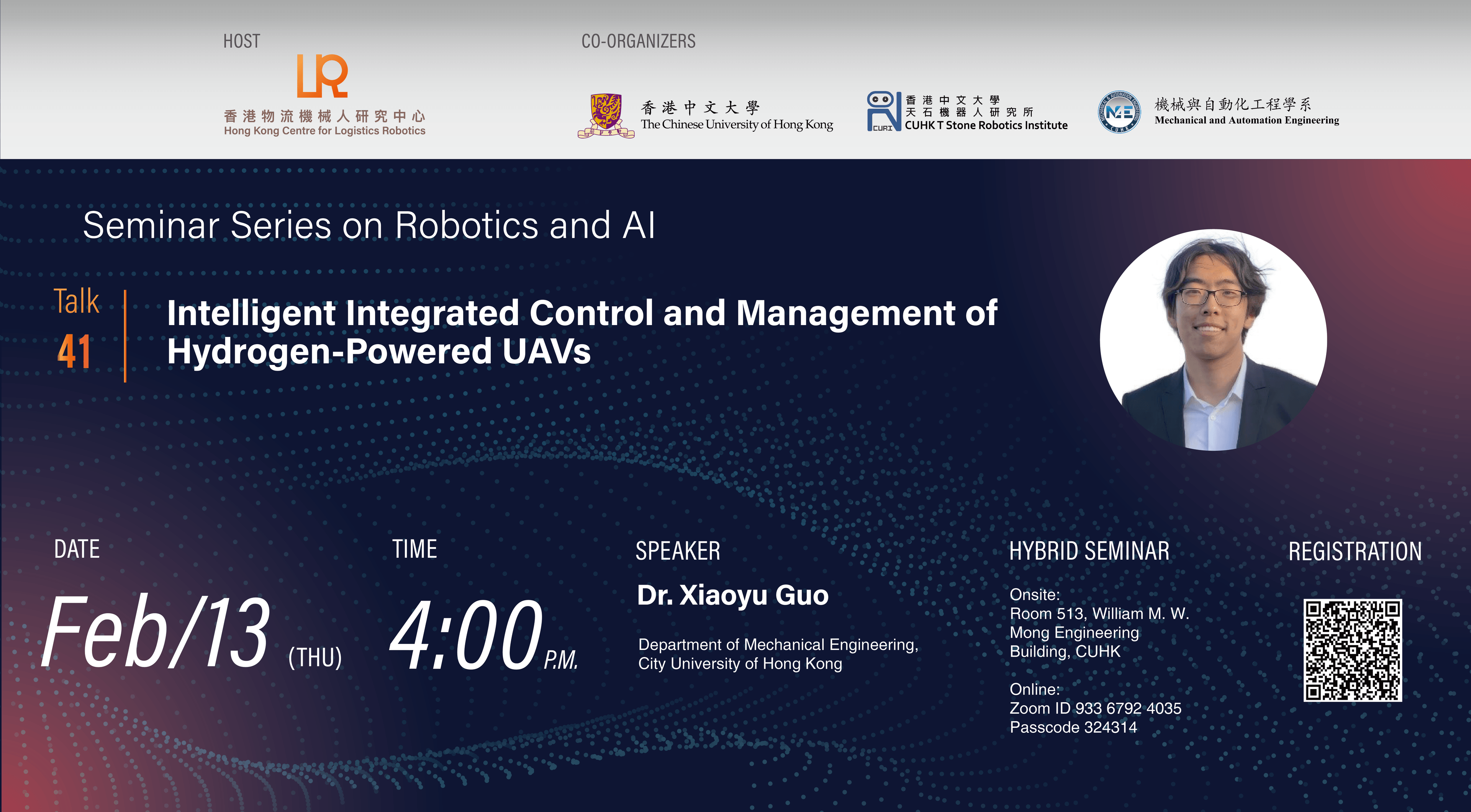 Invitation to the HKCLR Seminar Series on Robotics and AI – Talk 41