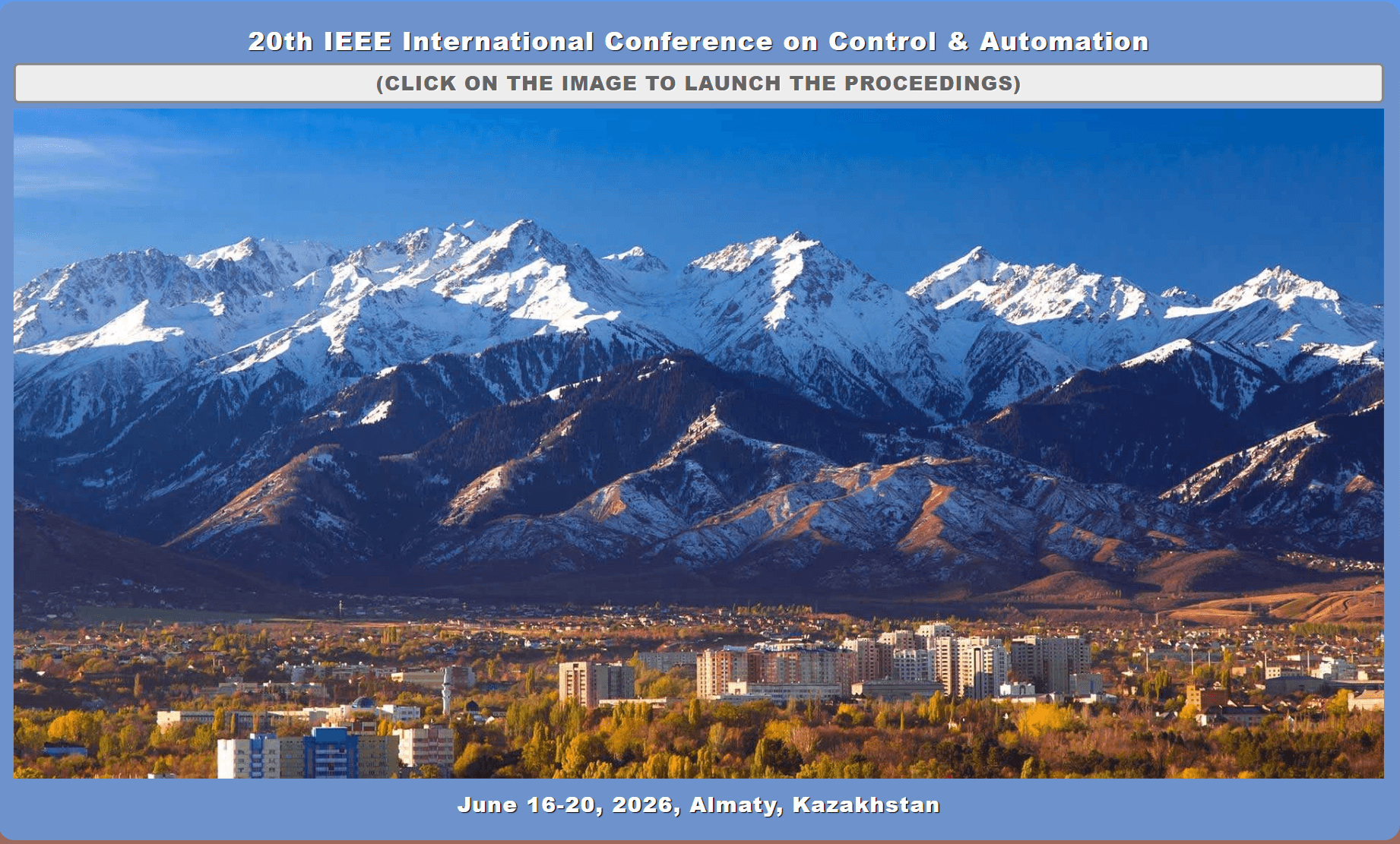 ICCA 2026 Conference Proceedings