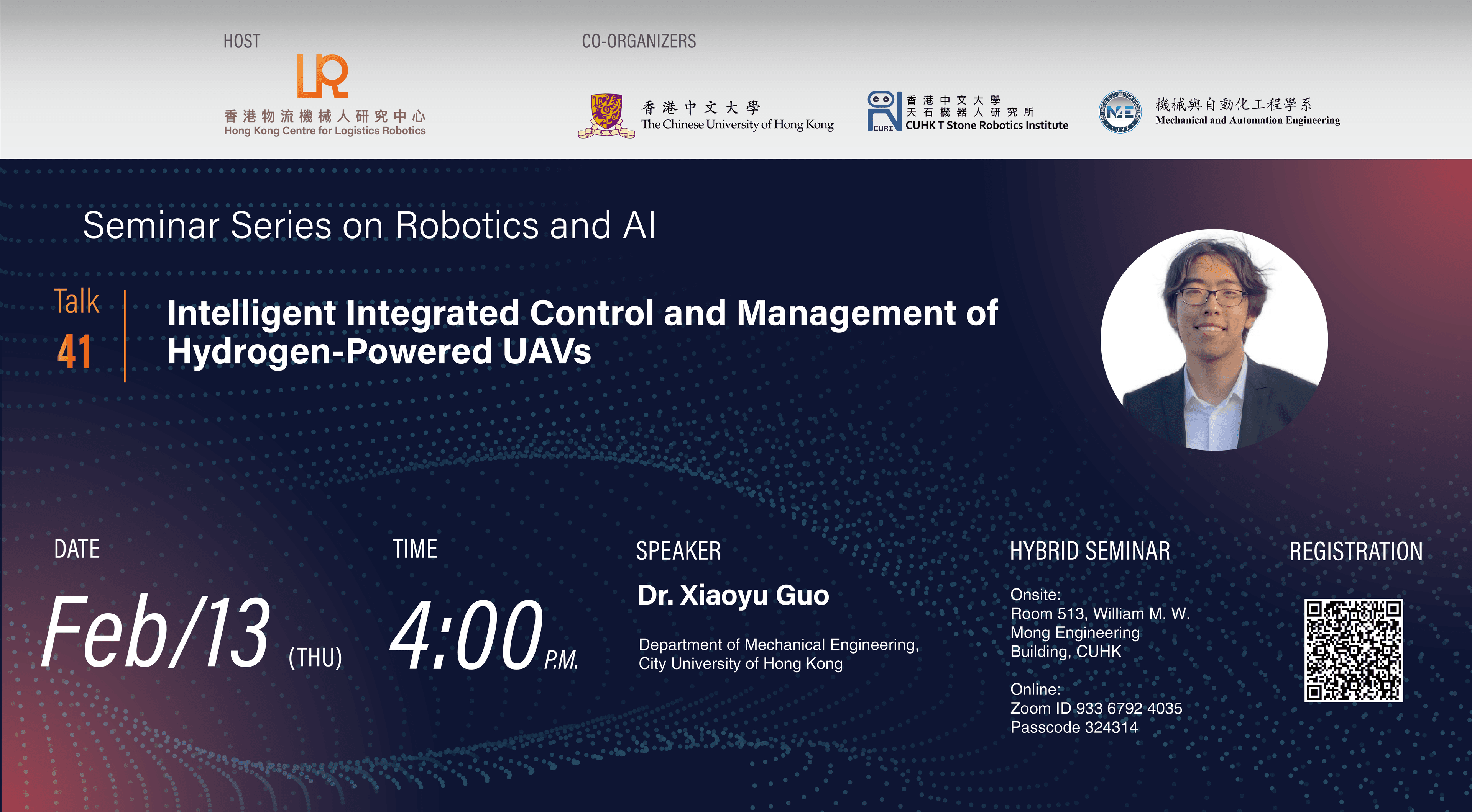 Invitation to the HKCLR Seminar Series on Robotics and AI – Talk 41