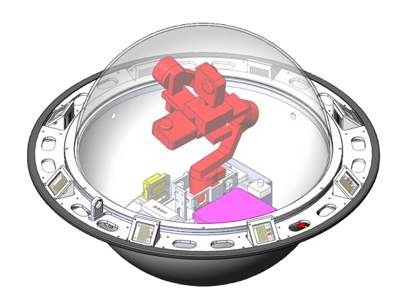 「不倒翁」球形地下管道檢測機械人